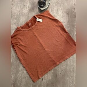 Aerie Burnt Orange Sleeveless Oversized Muscle Tee Size Medium NWT